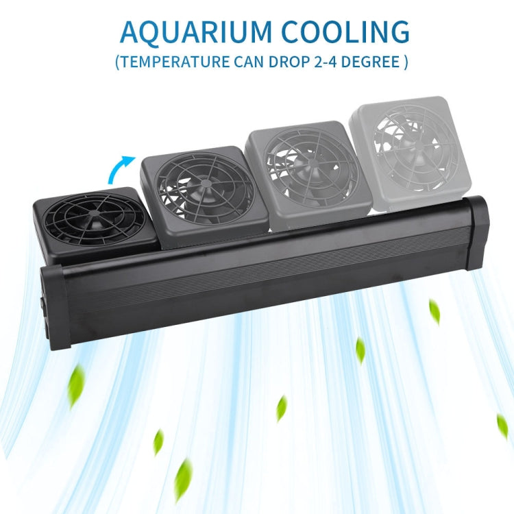 Fish Tank Cooling Fan Cooling Silent Aquarium Fan, Specification: 2 Head UK Plug - Fish Tanks & Accessories by PMC TechLife | Online Shopping South Africa | PMC TechLife | Buy Now Pay Later Mobicred