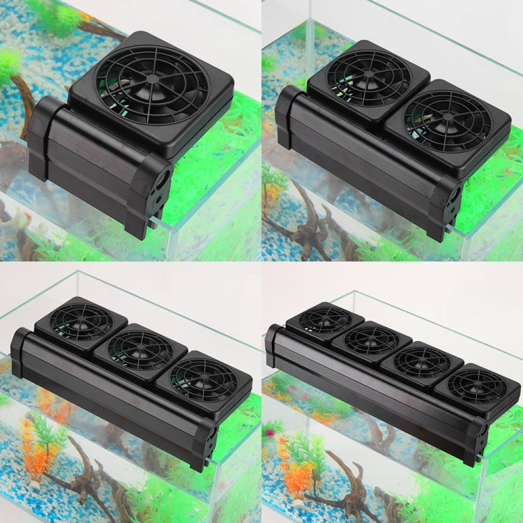 Fish Tank Cooling Fan Cooling Silent Aquarium Fan, Specification: 2 Head UK Plug - Fish Tanks & Accessories by PMC TechLife | Online Shopping South Africa | PMC TechLife | Buy Now Pay Later Mobicred