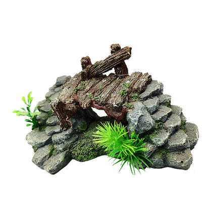 GT149 Resin Turtle Sunbed Climbing Table Stump Hideaway House Sunback Table - Reptile Supplies by PMC Jewellery | Online Shopping South Africa | PMC Jewellery