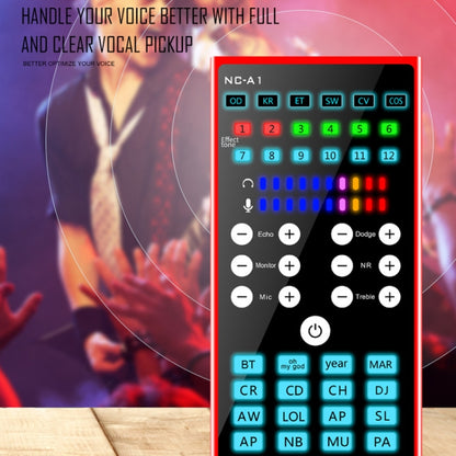 NC-A1 Bluetooth 5.0 Sound Card 12 Kinds Of Sound Effects Support Real-Time Monitoring - Live Sound Effects Processors by PMC Jewellery | Online Shopping South Africa | PMC Jewellery | Buy Now Pay Later Mobicred