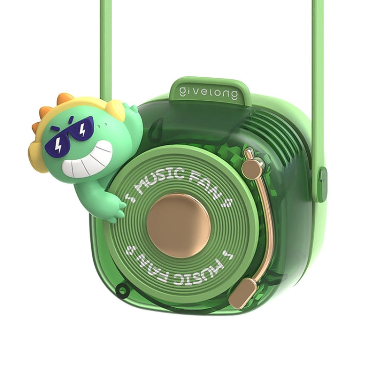 GL120-123 Hanging Neck Fan Summer Handheld USB Portable Mini Fan(Green) - Electric Fans by PMC TechLife | Online Shopping South Africa | PMC TechLife | Buy Now Pay Later Mobicred