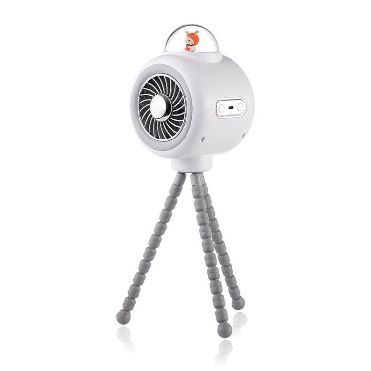 Baby Stroller Fan Home Mute Outdoor Cooling Portable Rabbit Octopus Fan Without Shake Head (White) - Electric Fans by PMC Jewellery | Online Shopping South Africa | PMC Jewellery | Buy Now Pay Later Mobicred