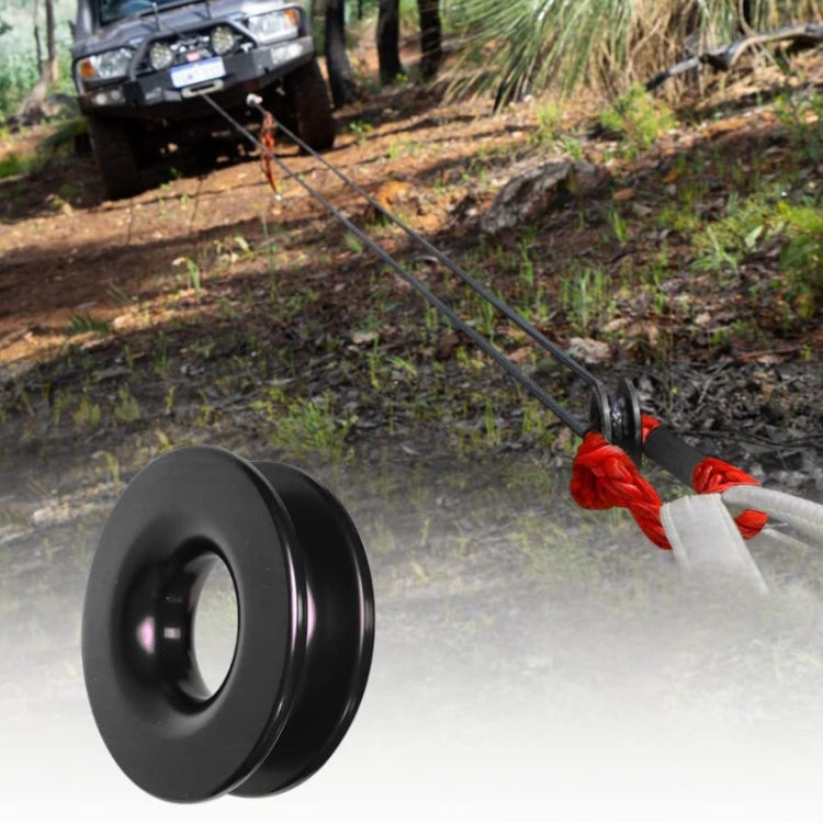 Aluminum Snatch Recovery Ring For 3/8" & 1/2" Rope(Red) - Towing Bars by PMC TechLife | Online Shopping South Africa | PMC TechLife
