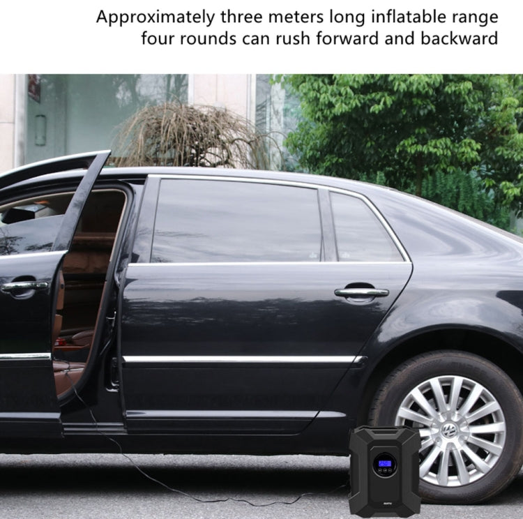 SUITU  ST-818  DC 12V Wired Car Air Pump Tire Inflator With LED Lighting Pointer Model+Toolbox - free shipping - PMC TechLife - Order now!