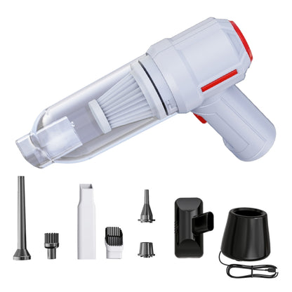 SUITU  ST-6629 3 In 1 5500pa Car Wireless Vacuum Cleaner Blowing Suction And Pumping 3 Modes White -Seat Charge - Vacuum Cleaner by SUITU | Online Shopping South Africa | PMC Jewellery | Buy Now Pay Later Mobicred