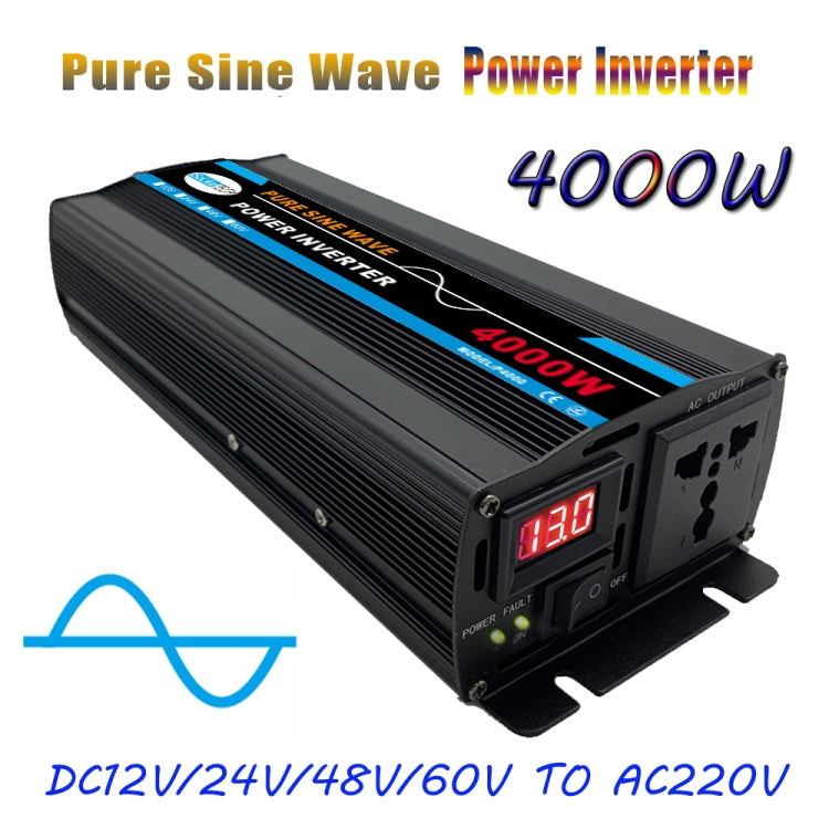 4000W (Actual 800W) 48V to 220V High Power Car Sine Wave Inverter Power Converter - Pure Sine Wave by PMC Jewellery | Online Shopping South Africa | PMC Jewellery