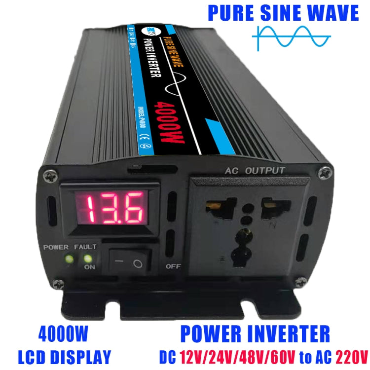 4000W (Actual 800W) 48V to 220V High Power Car Sine Wave Inverter Power Converter - Pure Sine Wave by PMC Jewellery | Online Shopping South Africa | PMC Jewellery