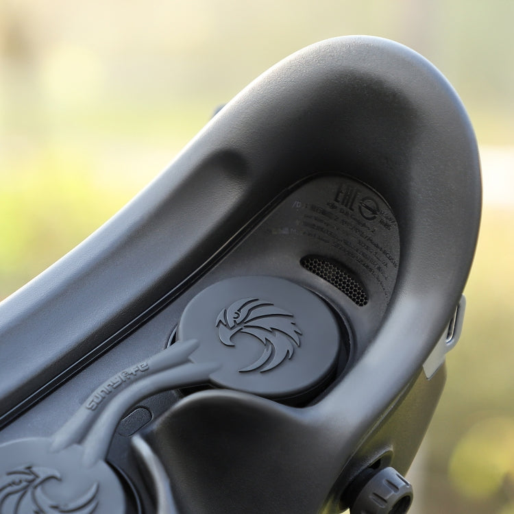 For DJI Goggles 2 Sunnylife AT-BHT565 Dustproof Lens Protective Cover VR Glasses Silicon Cover(Black) - VR Accessories by Sunnylife | Online Shopping South Africa | PMC TechLife | Buy Now Pay Later Mobicred