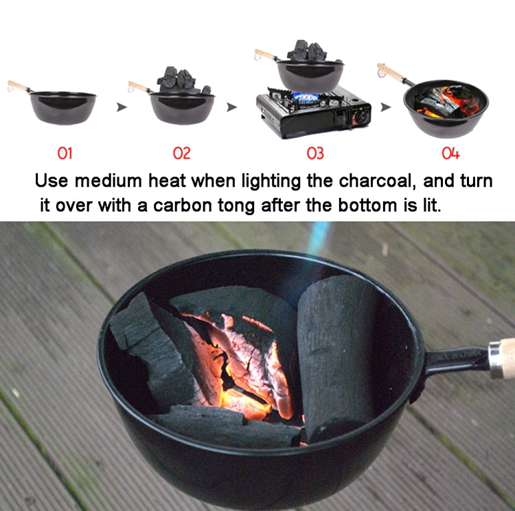 Outdoor Wood Burning Tool Portable Stove Charcoal Burner Pot - Cookwares & Tablewares by PMC TechLife | Online Shopping South Africa | PMC TechLife | Buy Now Pay Later Mobicred