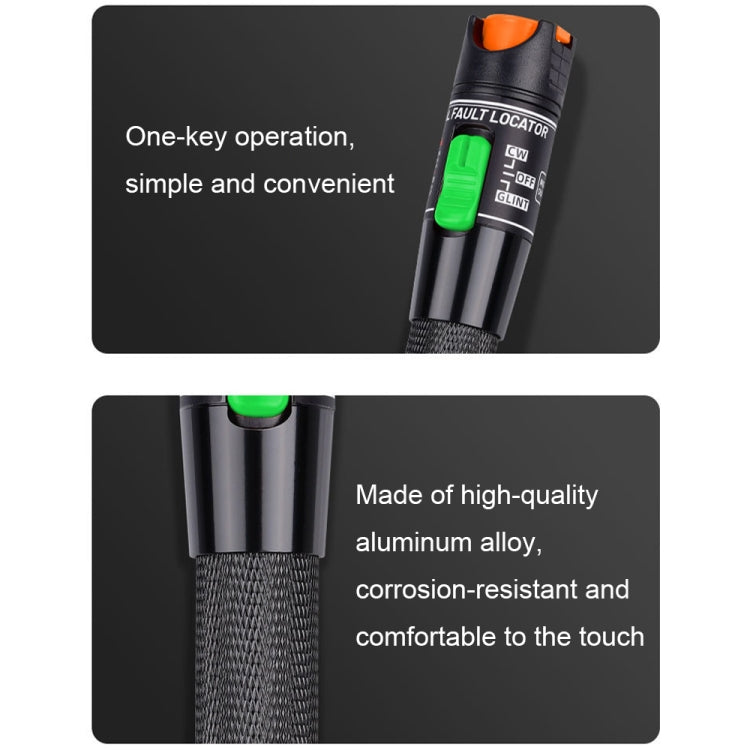 1-60 km Optical Fiber Red Light Pen 5/10/15/20/30/50/60MW Red Light Source Light Pen, Specification: 10mW Orange - Fiber Receiver by PMc TechLife | Online Shopping South Africa | PMc TechLife | Buy Now Pay Later Mobicred