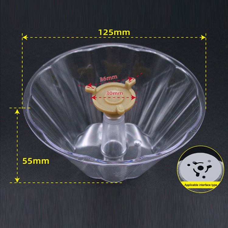 F006 PC 3 Claw Large Capacity Oil Cup Range Hood Accessories Oil Connection Box - Range Hoods & Accessories by PMC TechLife | Online Shopping South Africa | PMC TechLife | Buy Now Pay Later Mobicred