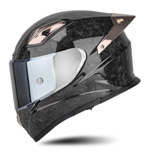 SOMAN Four Seasons Full Cover Motorcycle Helmet, Size: XXL(Cheetah Print Silver) - Helmets by SOMAN | Online Shopping South Africa | PMC Jewellery | Buy Now Pay Later Mobicred