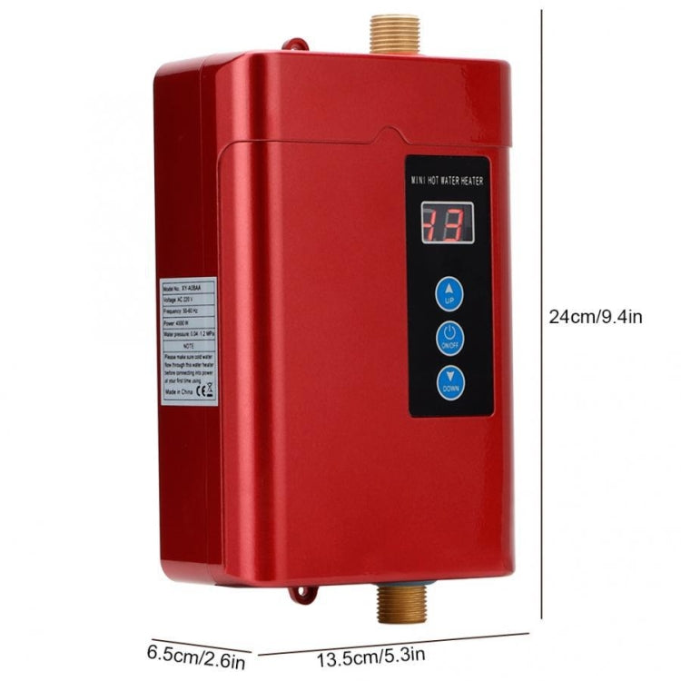 AU Plug 4000W Electric Water Heater With Remote Control Adjustable Temperate(Gold) - free shipping - PMC TechLife - Order now!