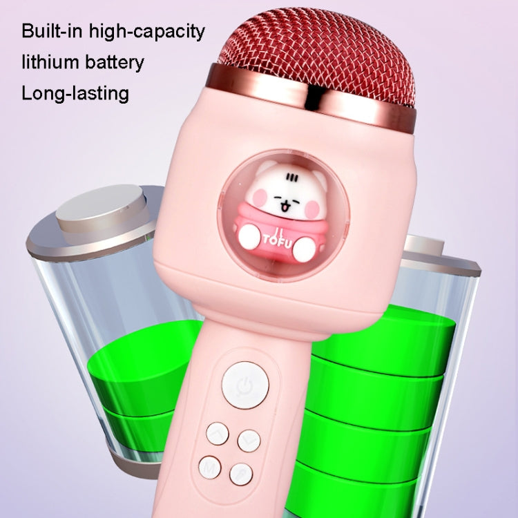 Children Wireless Microphone Bluetooth Phone Singing Microphone(Pink) - Microphone by PMC Jewellery | Online Shopping South Africa | PMC Jewellery | Buy Now Pay Later Mobicred