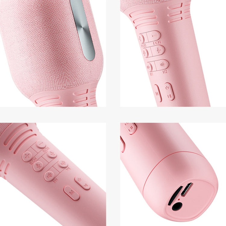 K9 Wireless Bluetooth Microphone Mobile Phone Sing Microphone(Pink) - Microphone by PMC Jewellery | Online Shopping South Africa | PMC Jewellery | Buy Now Pay Later Mobicred