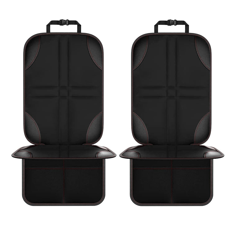 2pcs Child Car Seat Protector Non-Slip Base Material + Waterproof 600D Fabric(Red Line) - Seat Accessories by PMC TechLife | Online Shopping South Africa | PMC TechLife | Buy Now Pay Later Mobicred
