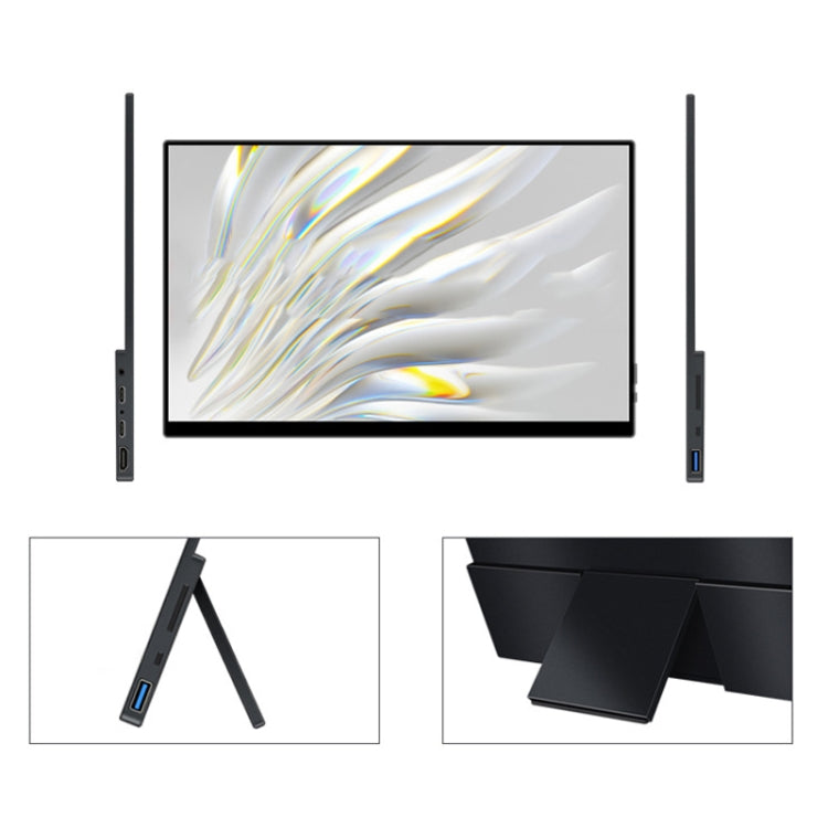 15.6 inch Touch Version 4K Portable External Extended Screen Display For Switch/PS5/Mobile Phone/Computer(AU Plug) - LCD Monitors by PMc TechLife | Online Shopping South Africa | PMc TechLife | Buy Now Pay Later Mobicred