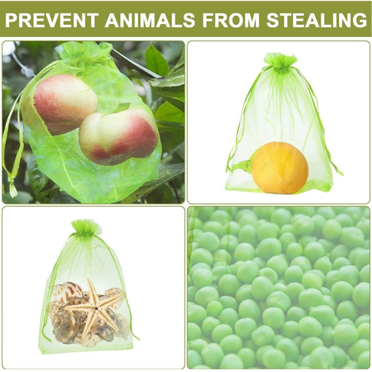 100pcs /Pack  Fruit Protection Bag Anti-Insect And Anti-Bird Net Bag 13 x 18cm(Gold) - Plant Support & Care by PMC Jewellery | Online Shopping South Africa | PMC Jewellery