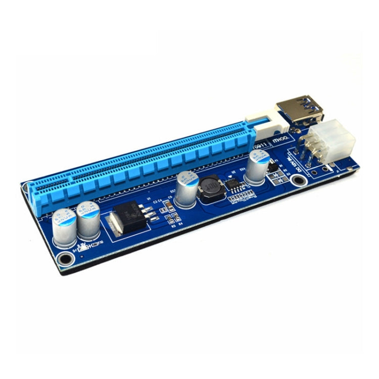 PCE164P-N03 VER006C Mini PCI-E 1X To 16X Riser For Laptop External Image Card, Spec: Blue Board 6pin - Add-on Cards by PMC TechLife | Online Shopping South Africa | PMC TechLife