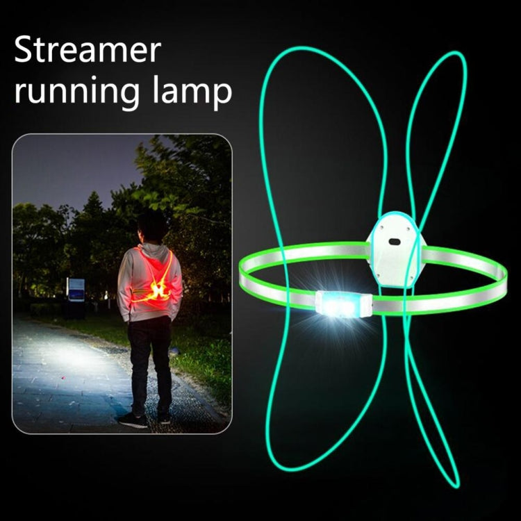 USB Rechargeable Running Light Strap Chest Light(Dark Blue) - Reflective Material by PMC TechLife | Online Shopping South Africa | PMC TechLife | Buy Now Pay Later Mobicred