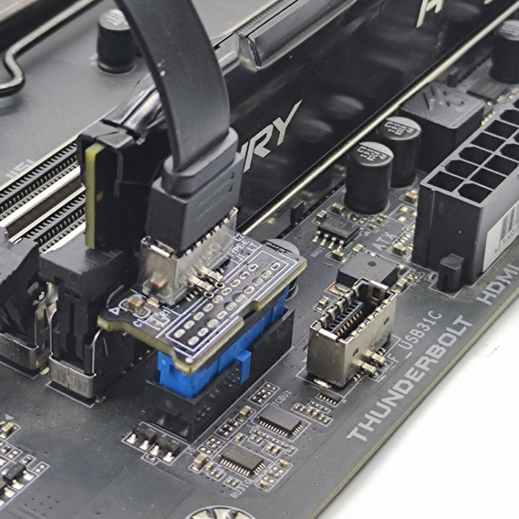 USB 3.0 19PIN Header to Type-E Front A-Key Interface Extend USB Ports to PC, Spec: Upward - Add-on Cards by PMC TechLife | Online Shopping South Africa | PMC TechLife | Buy Now Pay Later Mobicred