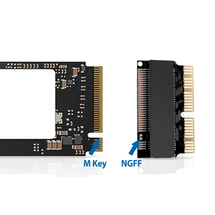 M.2 PCIE NVME SSD Adapter For MacBook Air Pro Retina Mid 2013-2017(Black) - Others by PMC TechLife | Online Shopping South Africa | PMC TechLife