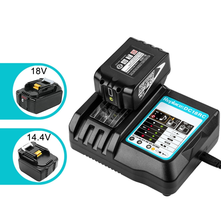 For Makit DC18RA / DC18RC 14.4V-18V Cordless Power Tool Battery Charger(US Plug) - Electric Saws & Accessories by PMc TechLife | Online Shopping South Africa | PMc TechLife | Buy Now Pay Later Mobicred