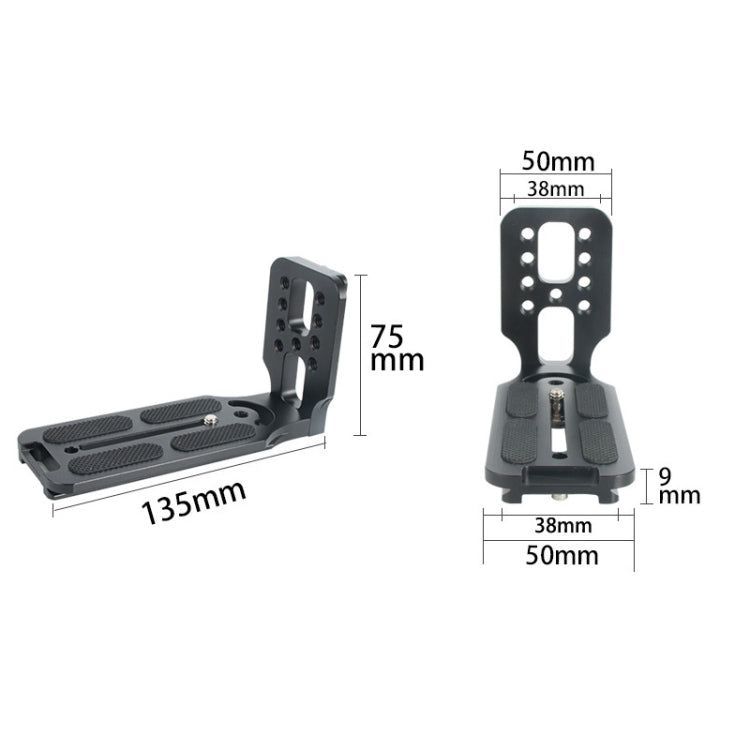 BEXIN  L130-50 Camera Quick Release Plate L-shaped Vertical Board - free shipping - PMc TechLife - Order now!