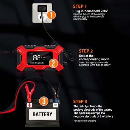 E-FAST 12V Motorcycle Car Battery Emergency Start Charger(US Plug) - Power Bank by E-FAST | Online Shopping South Africa | PMC Jewellery | Buy Now Pay Later Mobicred