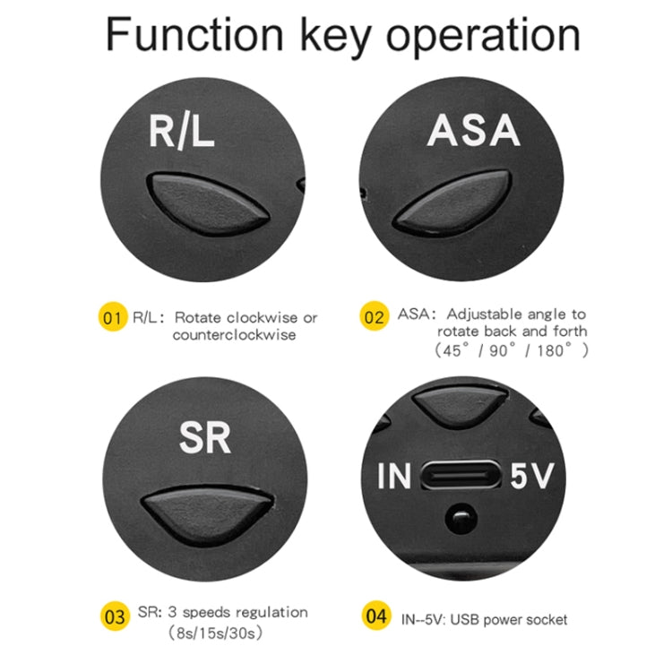 20cm Remote Control Electric Turntable Live Shooting Rotating Display Stand(White) -  by PMC TechLife | Online Shopping South Africa | PMC TechLife | Buy Now Pay Later Mobicred
