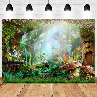 150 X 210cm Fantasy Forest Photography Background Cloth Cartoon Kids Party Decoration Backdrop(605) - Cartoon by PMC Jewellery | Online Shopping South Africa | PMC Jewellery