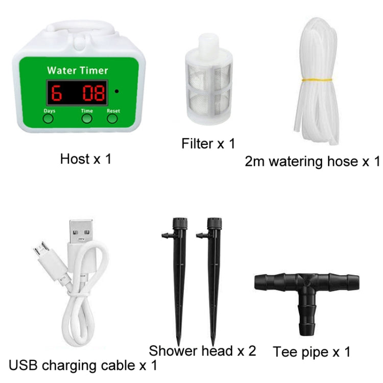 Household Intelligent Drip Irrigation Automatic Watering Timing Machine, Specification: Water 2 Potted Plants - Watering & Irrigation by PMc TechLife | Online Shopping South Africa | PMc TechLife | Buy Now Pay Later Mobicred