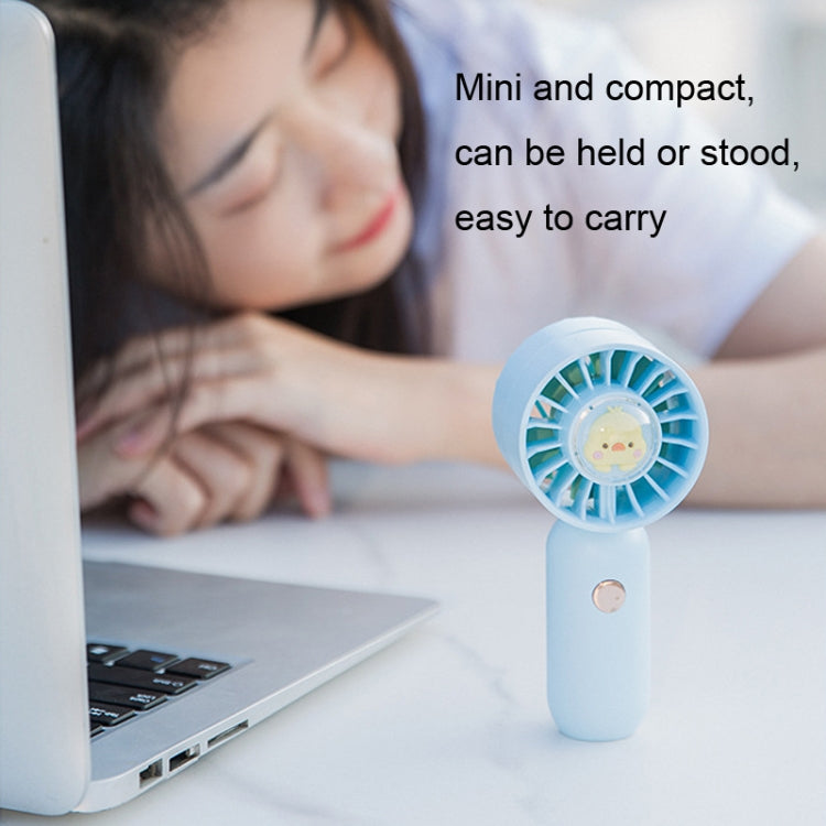 Hand Holds Small Fan Portable Mini Pocket Fan, Style: Green Spray Plating Version - Electric Fans by PMC Jewellery | Online Shopping South Africa | PMC Jewellery