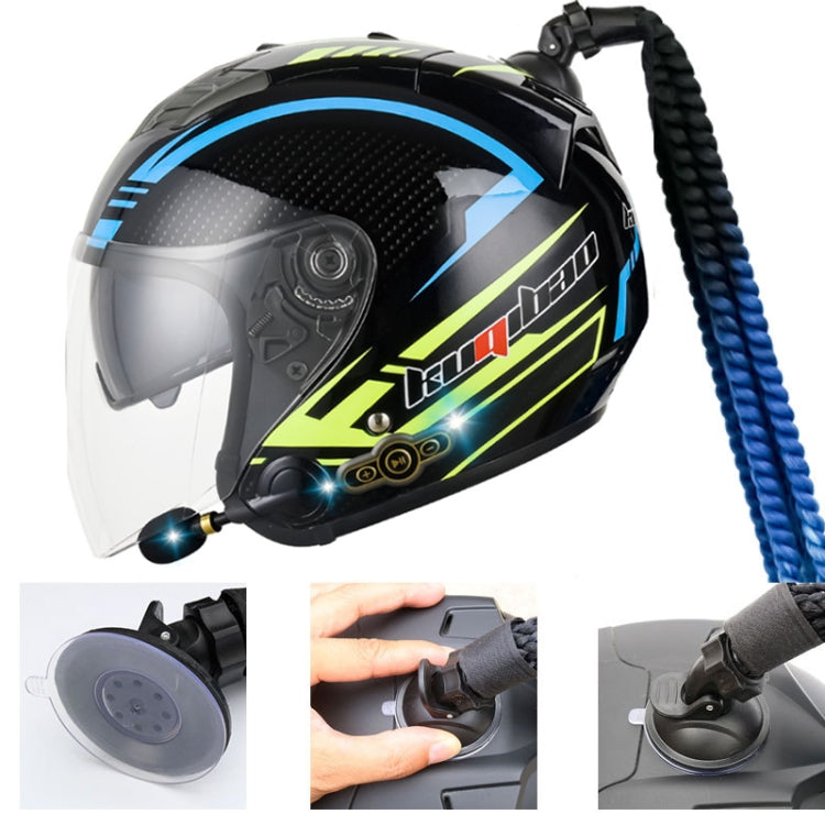 KUQIBAO Motorcycle Bluetooth Headset Double Lens Helmet With Braid, Size: XXL(White Phantom Fiber) - free shipping - PMC TechLife - Order now!