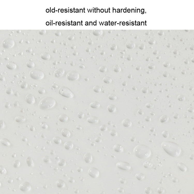 50 Silk Short 60cm Transparent TPU Apron Solid Color Webbing Adjustable Work Apron(Transparent + Black Webbing) - Aprons & Caps by PMC TechLife | Online Shopping South Africa | PMC TechLife