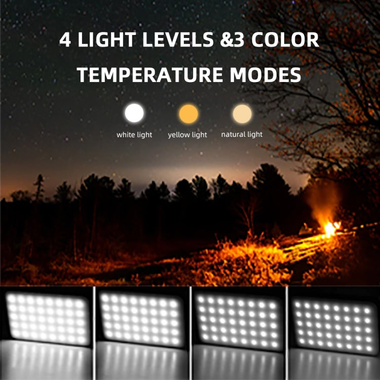 Outdoor Camping LED Light Waterproof USB Rechargeable Lighting(Black) - Camping Lighting by PMc TechLife | Online Shopping South Africa | PMc TechLife | Buy Now Pay Later Mobicred