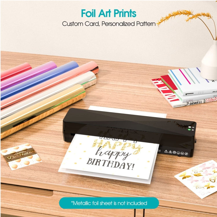 9 Inch A4 Hot Cold Laminator Machine Book Documents Laminator, Size: Only Machine(110V US Plug) - Photo Film Covering Machine by PMC TechLife | Online Shopping South Africa | PMC TechLife | Buy Now Pay Later Mobicred