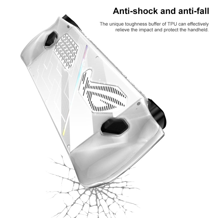 For ASUS Rog Ally Game Console All-in-one TPU Soft Protective Case(Transparent) - Accessories by PMC Jewellery | Online Shopping South Africa | PMC Jewellery