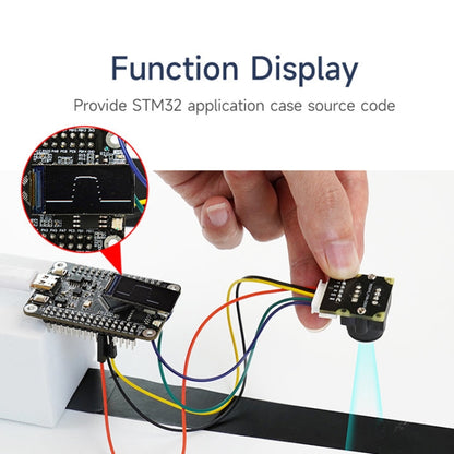 Yahboom Single Column CCD Camera Module Linear Array Sensor, Model: TSL1401+Bracket - Robotics Accessories by Yahboom | Online Shopping South Africa | PMC Jewellery | Buy Now Pay Later Mobicred