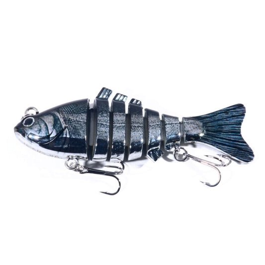 HENGJIA 10cm 24g Bionic Multi-Section Fish Bait Plastic Electroplating Fake Bait(5) - Fishing Lures by HENGJIA | Online Shopping South Africa | PMC Jewellery | Buy Now Pay Later Mobicred