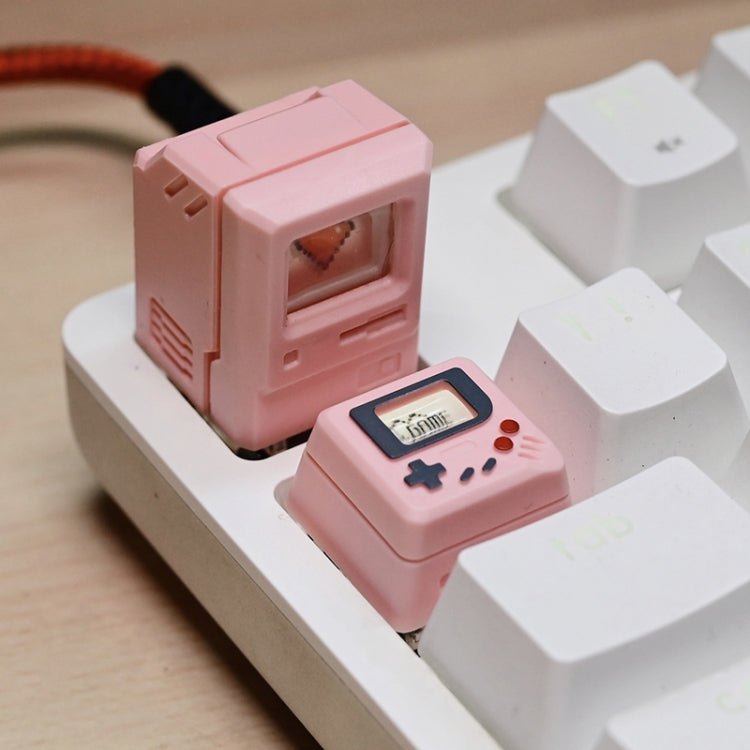 Mechanical Keyboard MAC Retro Light Transmission Keycap(Pink) - Other by PMC TechLife | Online Shopping South Africa | PMC TechLife | Buy Now Pay Later Mobicred