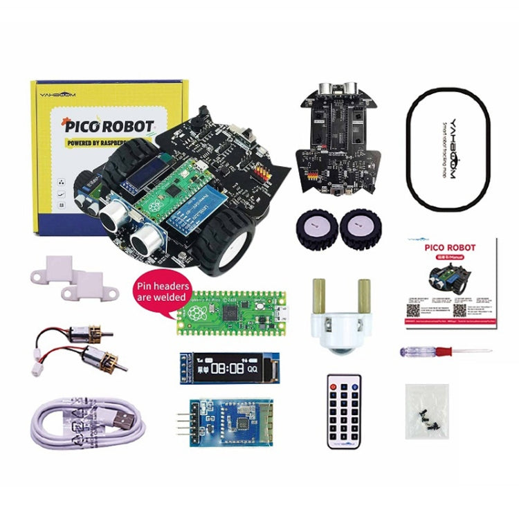 Yahboom Python Programming Smart Car Development Board Kit For Raspberry Pi Pico(Pico Robot) - free shipping - PMC Jewellery - Order now!