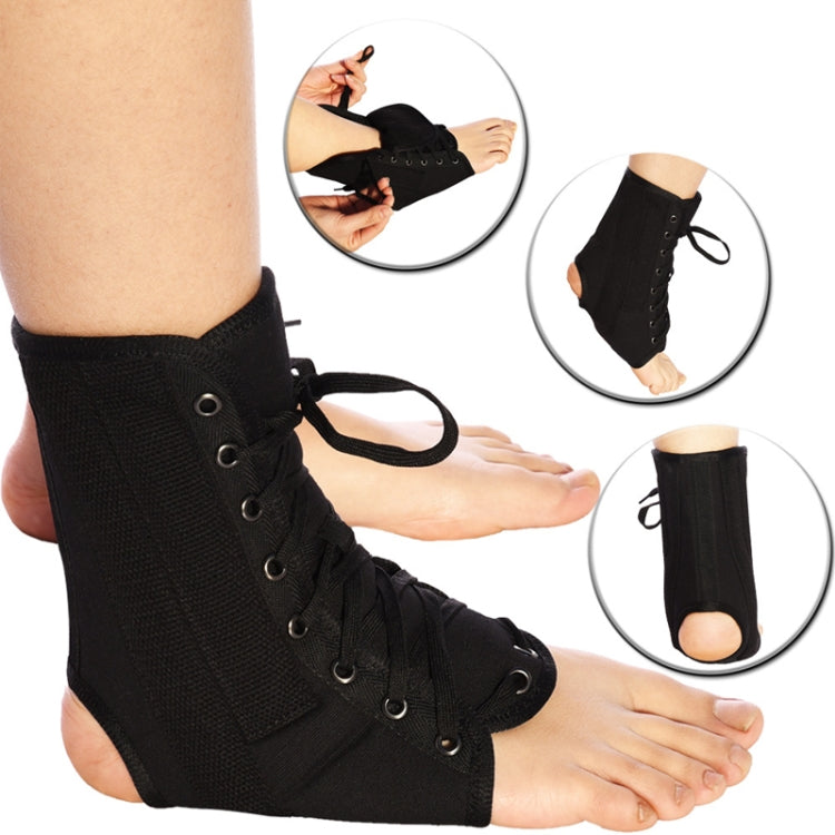 M MAluminum Plate Style Ankle Fixation Belt Ankle Sprain Dislocation Fixed Support Ankle Clip(Black) - Corrector by PMC Jewellery | Online Shopping South Africa | PMC Jewellery