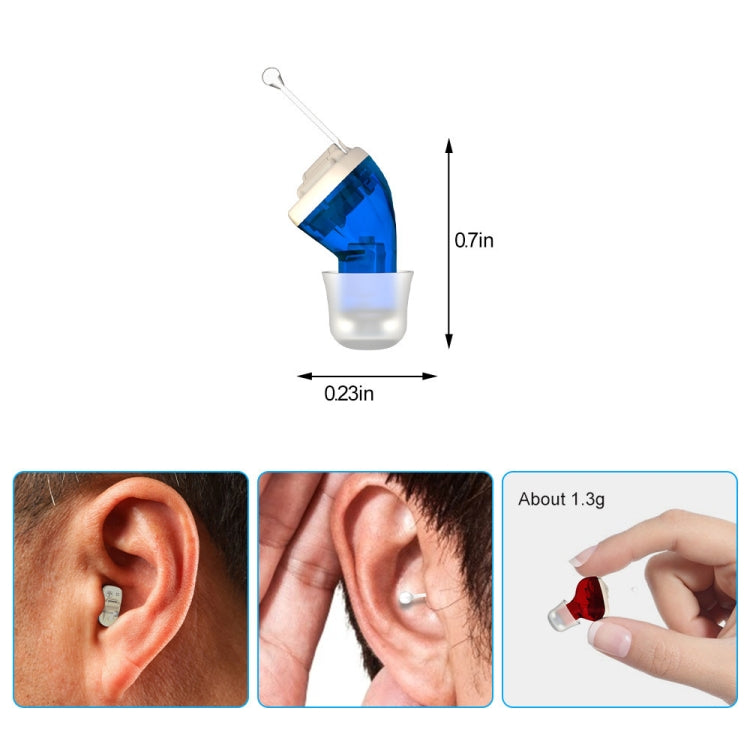 AN127 Invisible In-Ear Hearing Aid Sound Amplifier For The Elderly And Hearing Impaired(Skin Color Right Ear) - Hearing Aids by PMC Jewellery | Online Shopping South Africa | PMC Jewellery