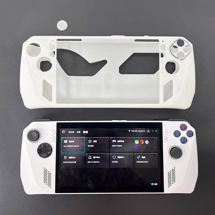 For ASUS ROG Ally Handheld Game Console Silicone Drop-proof Protective Case All-inclusive Case(Black) - Cases by PMC TechLife | Online Shopping South Africa | PMC TechLife | Buy Now Pay Later Mobicred