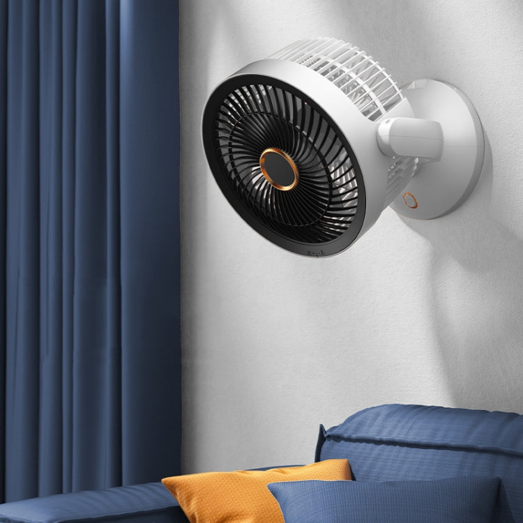 Desktop Air Circulation Upright Night Light Fan Household Rotatable Turbo Fan, Style: Plug-in Model - Electric Fans by PMC Jewellery | Online Shopping South Africa | PMC Jewellery | Buy Now Pay Later Mobicred