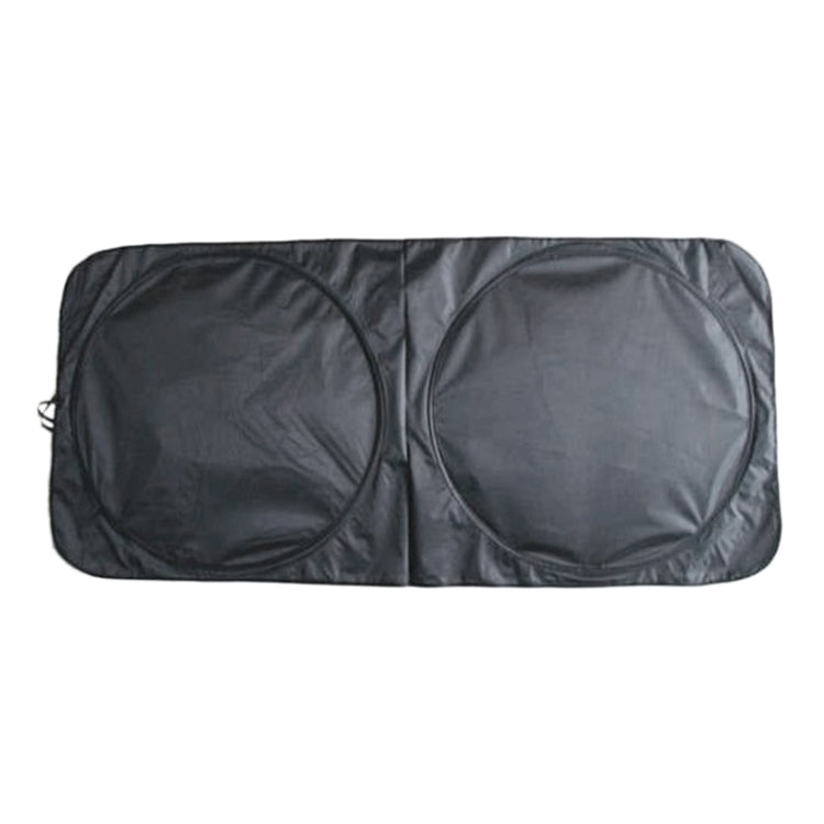 150x85cm Car Double Circle Sun Visor Heat Insulation Sun Protection Sun Block - Window Foils & Solar Protection by PMC TechLife | Online Shopping South Africa | PMC TechLife