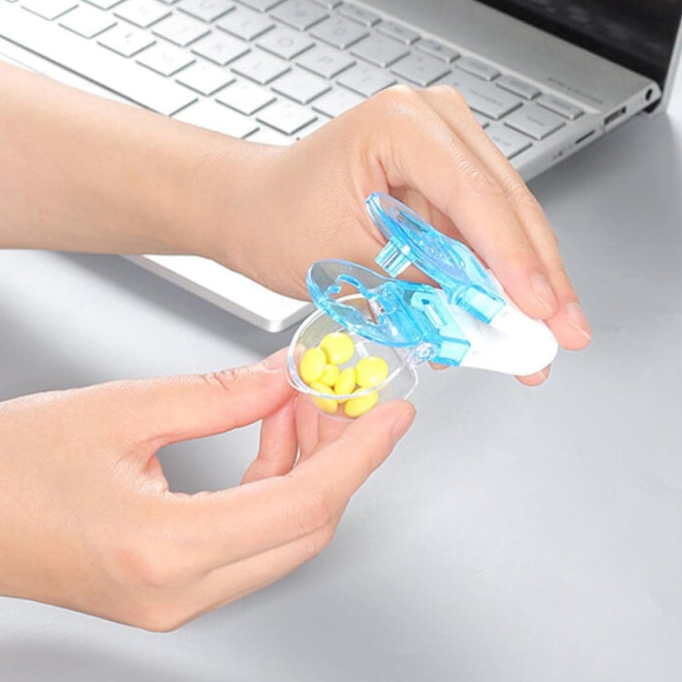 Portable Pill Taker Tablets Pills Blister Pack Opener Pills Box Case(Blue) - Pill Boxes by PMC TechLife | Online Shopping South Africa | PMC TechLife