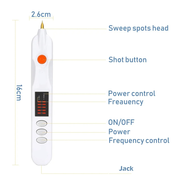 Spot Mole Pen Spot Removal Instrument Home Beauty Instrument, Spec: Charging Model US Plug(Silver) - free shipping - PMC TechLife - Order now!