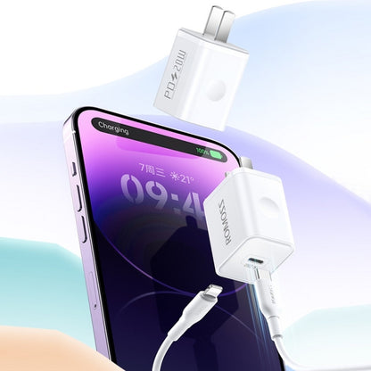 ROMOSS PD20W Fast Charger For Apple/Huawei And Xiaomi, CN Plug, Style: For Apple PD Charging Cable - Multifunction Cable by ROMOSS | Online Shopping South Africa | PMC Jewellery